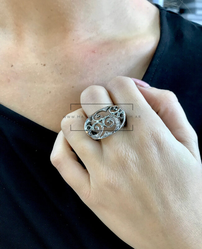 ANILLO ACERO CALADO (2243)