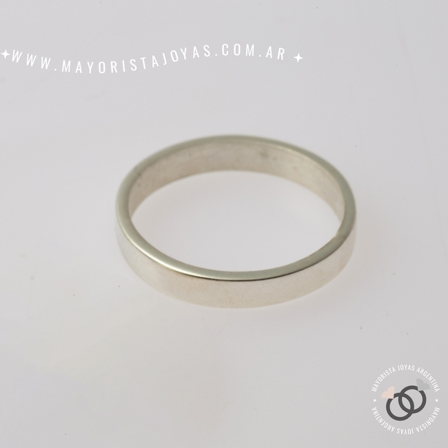 ANILLO PLATA LISA (PAL0281)