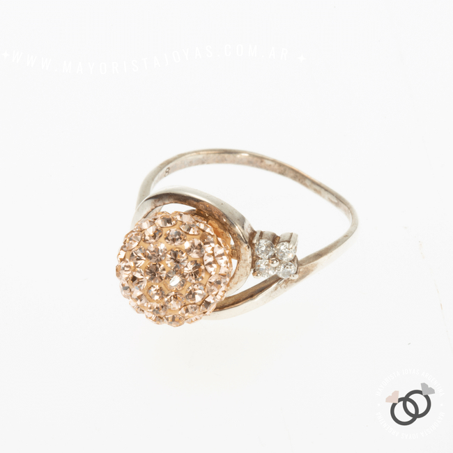 ANILLO PLATA MICROCRISTAL (PAM029)