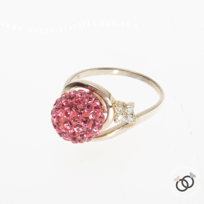 ANILLO PLATA MICROCRISTAL (PAM031)