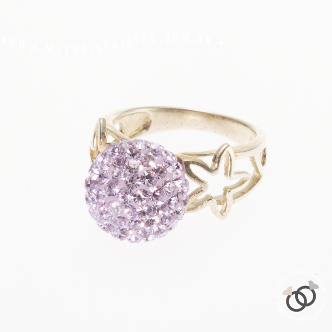 ANILLO PLATA MICROCRISTAL (PAM036)