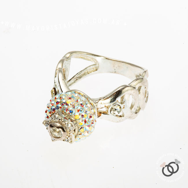 ANILLO PLATA MICROCRISTAL (PAM050)