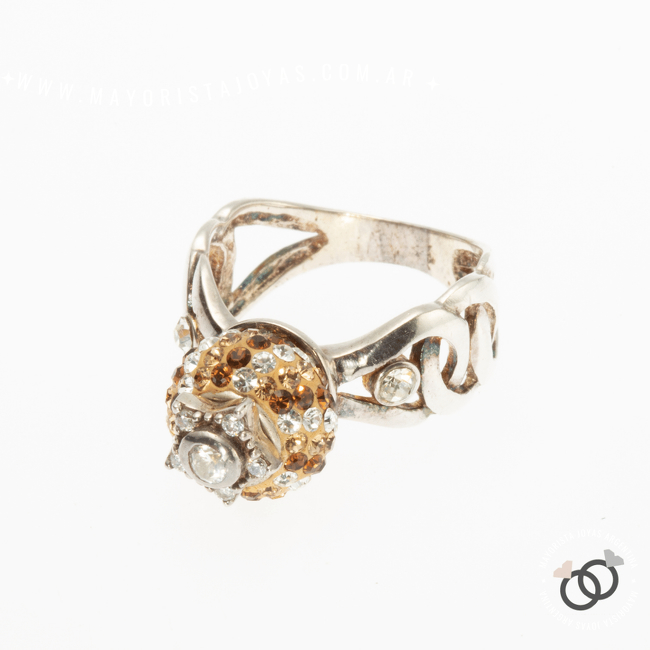 ANILLO PLATA MICROCRISTAL (PAM052)
