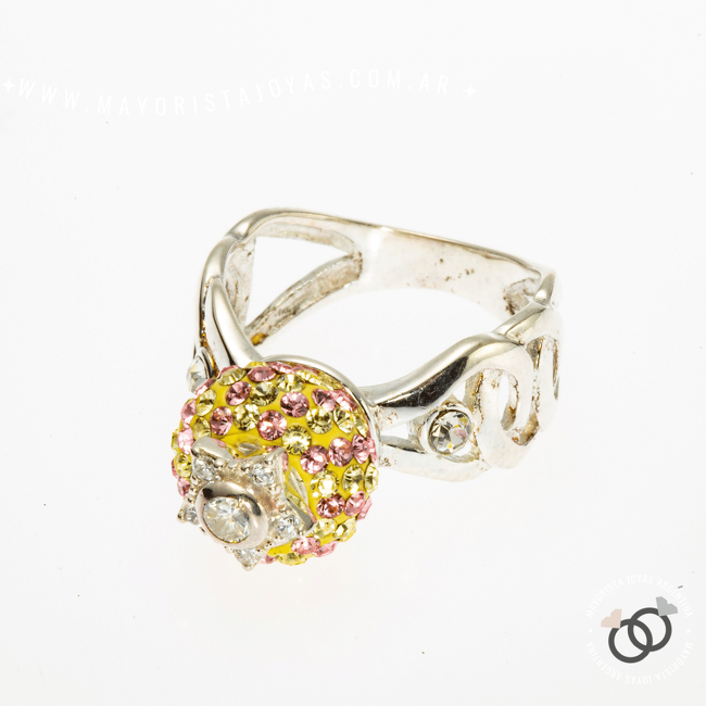 ANILLO PLATA MICROCRISTAL (PAM053)
