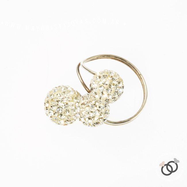 ANILLO PLATA MICROCRISTAL (PAM055)