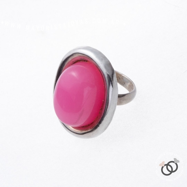 ANILLO PLATA Y PIEDRA  (PAP235)