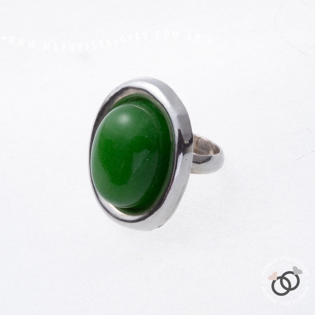 ANILLO PLATA Y PIEDRA  (PAP236)