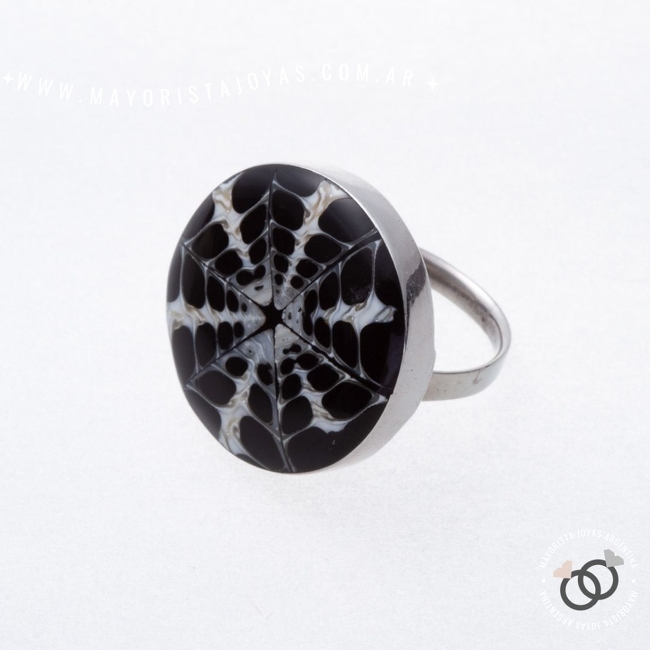 ANILLO PLATA Y PIEDRA  (PAP0276)