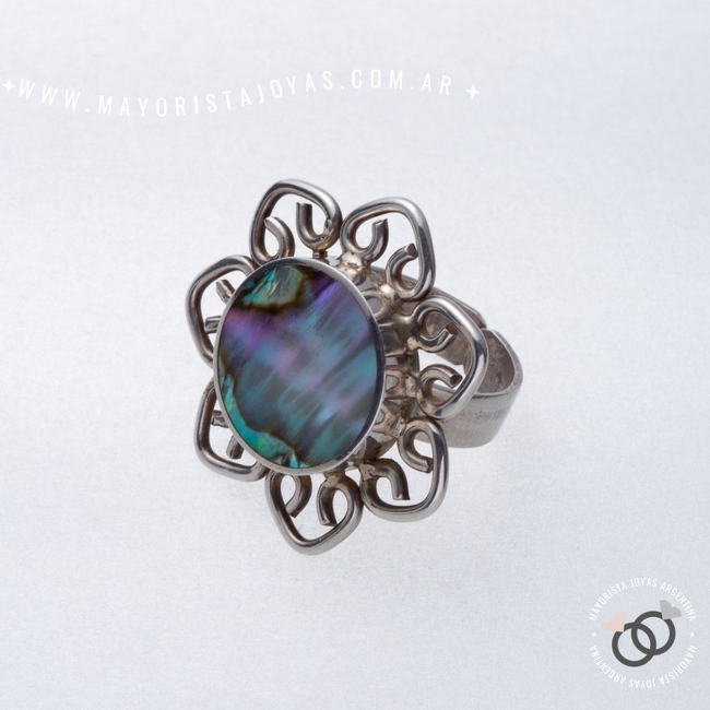 ANILLO PLATA Y PIEDRA (PAP280)