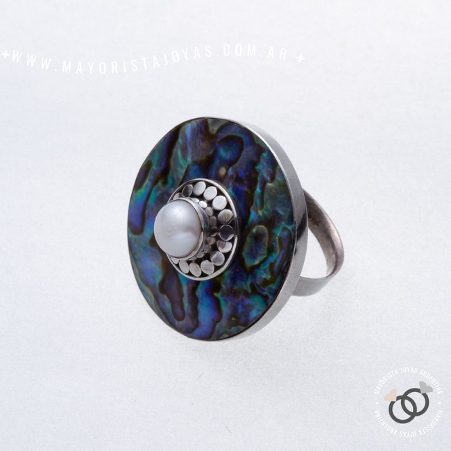 ANILLO PLATA Y PIEDRA (PAP282)