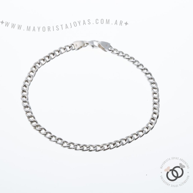 PULSERA PLATA LISA (PBL0164)