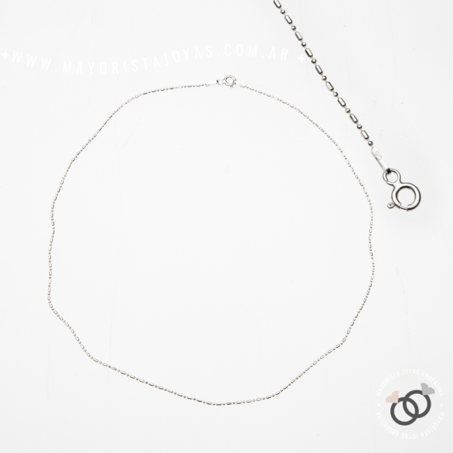 CADENA PLATA ITALIANA 40 cm (PCI0006)