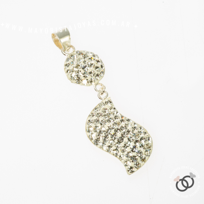 DIJE PLATA MICROCRISTAL (PDM054)