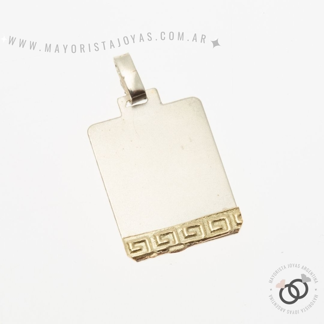 DIJE PLATA Y ORO (POD005)