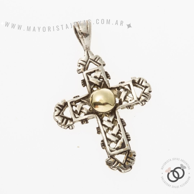 DIJE PLATA Y ORO (POD011)