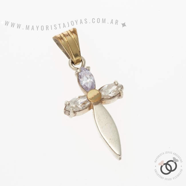 DIJE PLATA Y ORO (POD012)