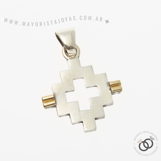 DIJE PLATA Y ORO (POD014)
