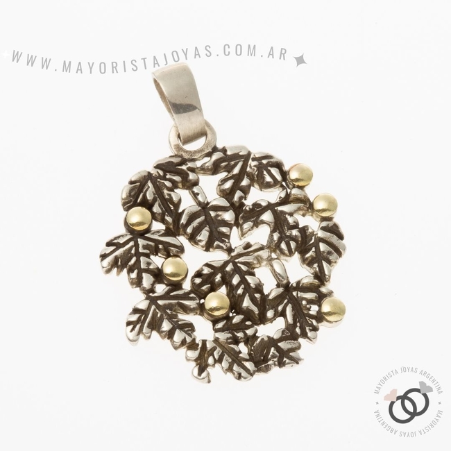 DIJE PLATA Y ORO (POD0089)