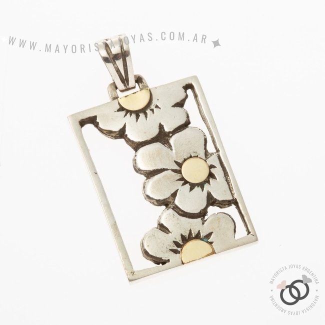 DIJE PLATA Y ORO (POD092)