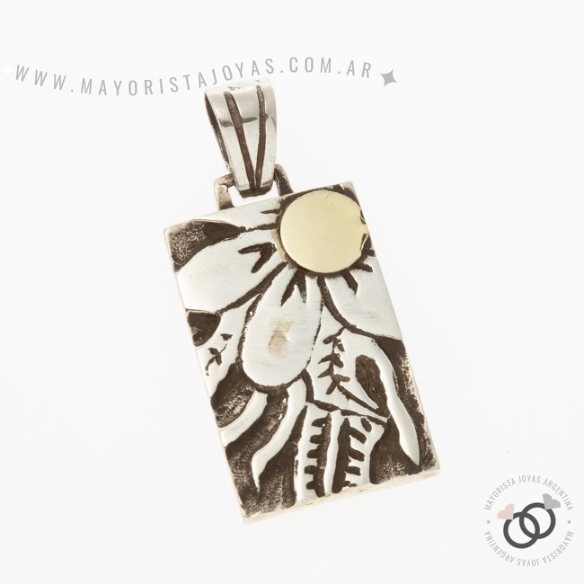 DIJE PLATA Y ORO (POD093)