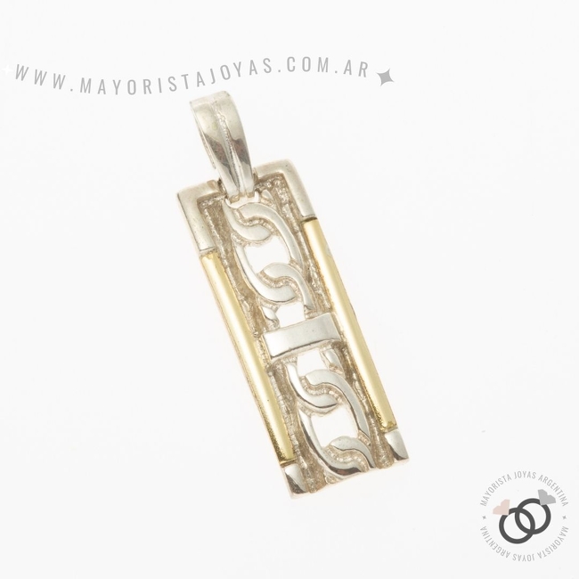 DIJE PLATA Y ORO (POD097)