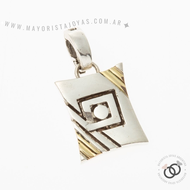DIJE PLATA Y ORO (POD105)