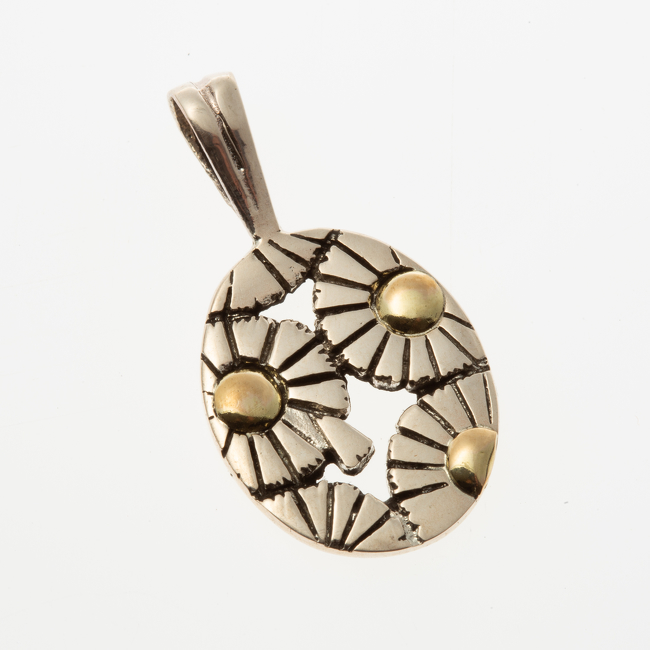 DIJE PLATA Y ORO (POD128)