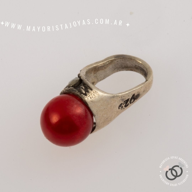 DIJE PLATA ESFERA PIEDRA (PPD140)
