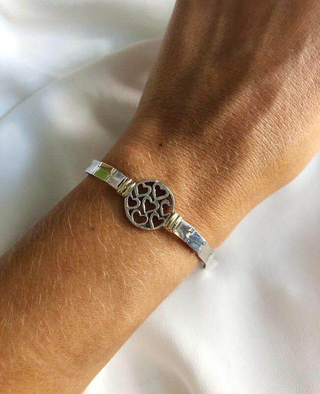 PULSERA PLATA Y ORO (PPO021)