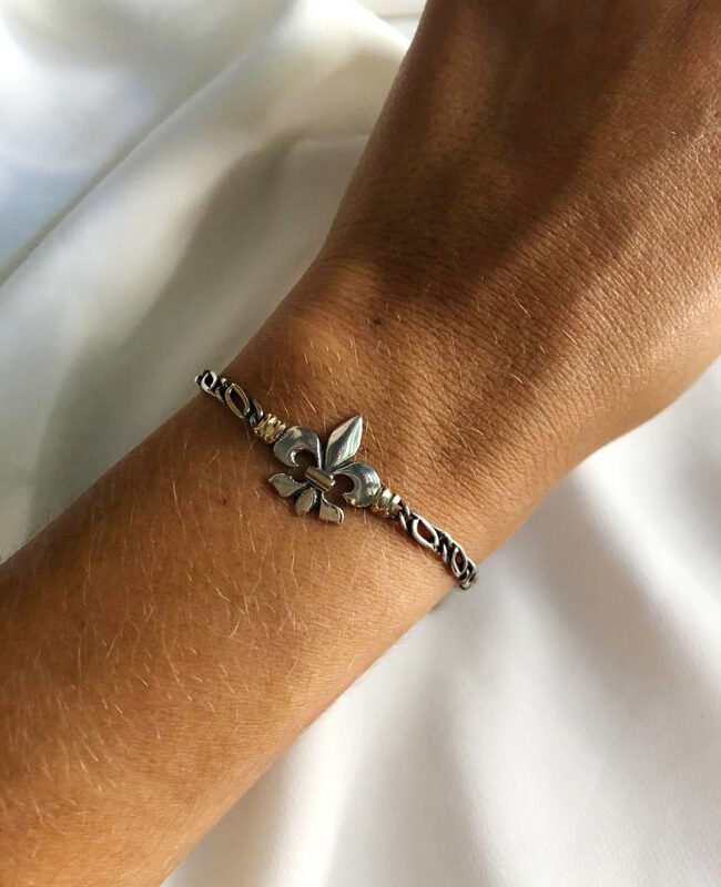 PULSERA PLATA Y ORO (PPO031)