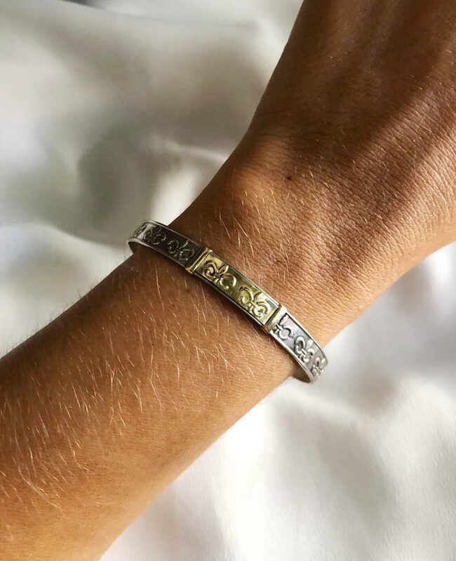 PULSERA PLATA Y ORO (PPO088)