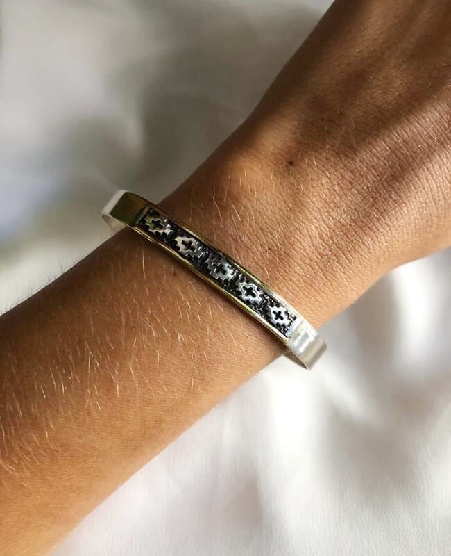 PULSERA PLATA Y ORO (PPO091)