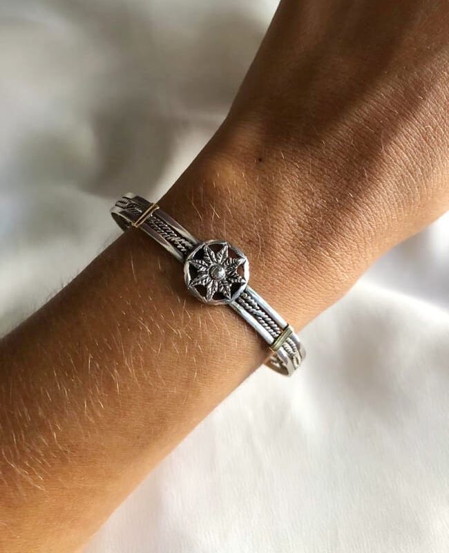 PULSERA PLATA Y ORO (PPO073)