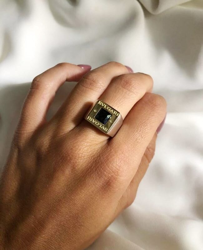 ANILLO PLATA Y ORO (POA002)
