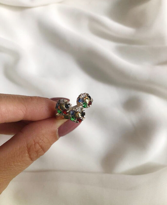 ANILLO PLATA Y ORO (POA081)
