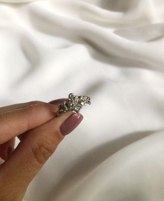 ANILLO PLATA Y ORO (POA341)