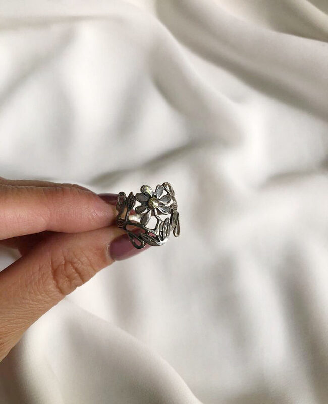 ANILLO PLATA Y ORO (POA377)