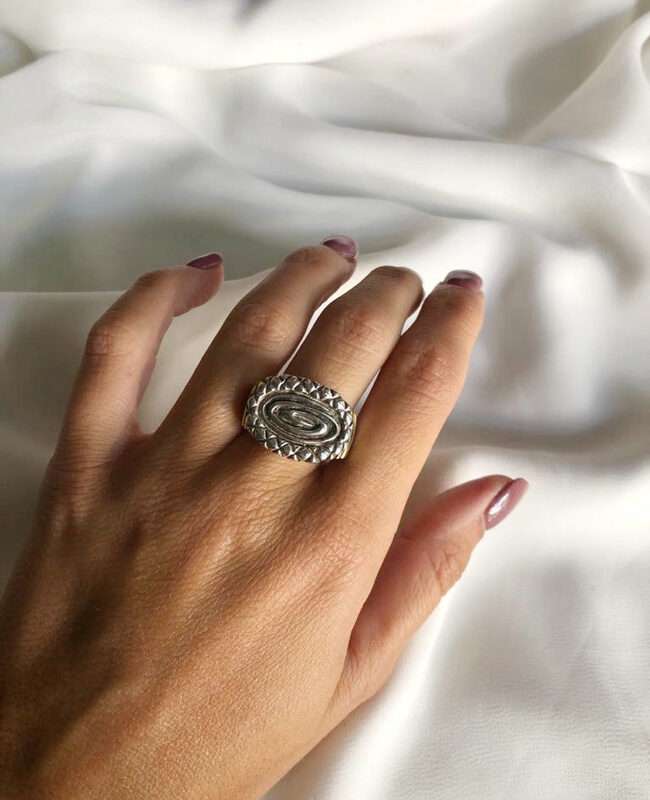ANILLO PLATA Y ORO (POA331)