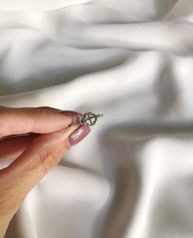 ANILLO PLATA Y ORO (POA307)
