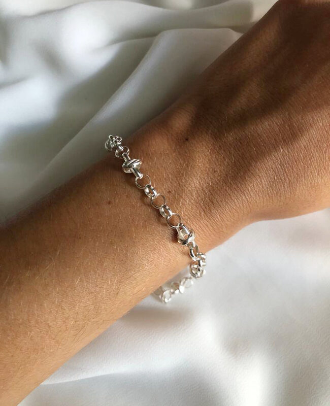 PULSERA PLATA ROLO (PBL0052)