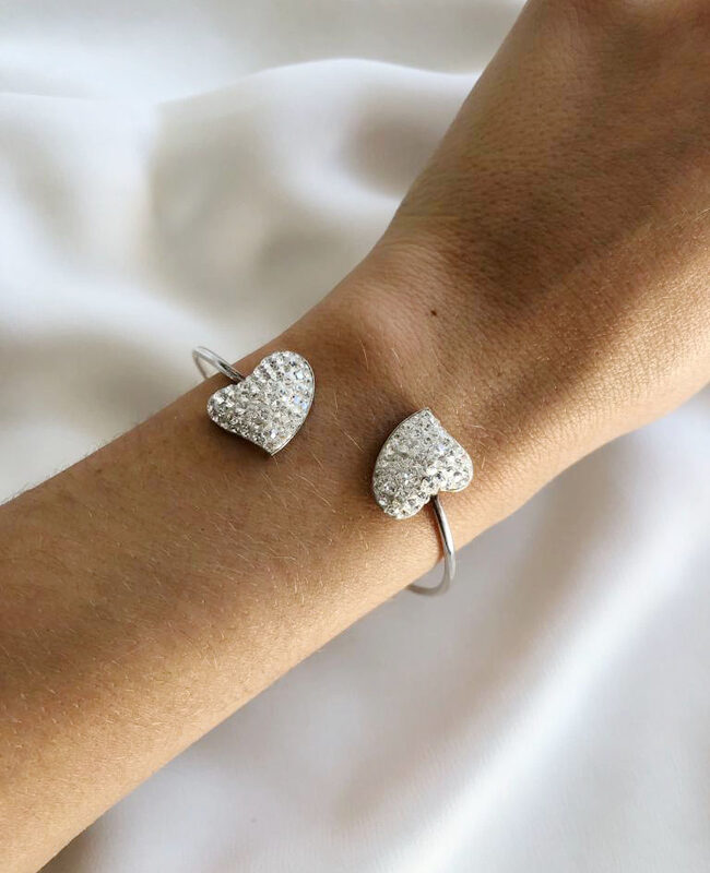PULSERA PLATA Y CRISTAL (PPC098)