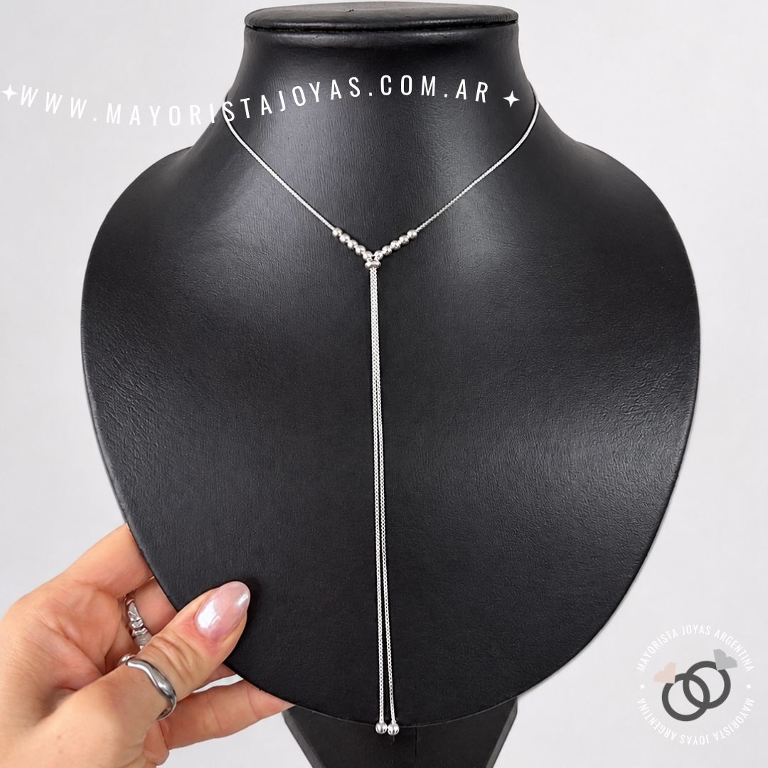 COLLAR PLATA LAMINADA (LPC0012)