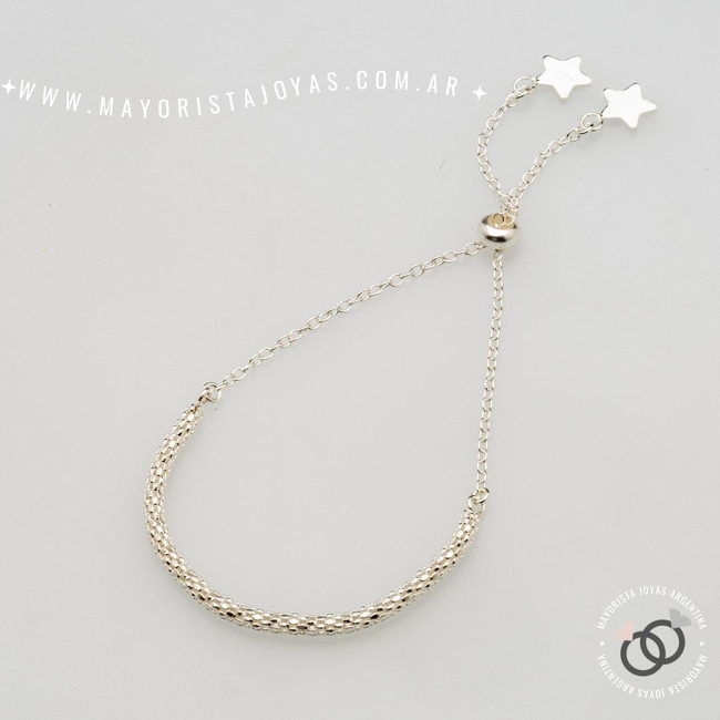 PULSERA PLATA LISA (PBL0254)