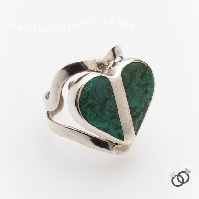 ANILLO PLATA Y PIEDRA (PAP0557)