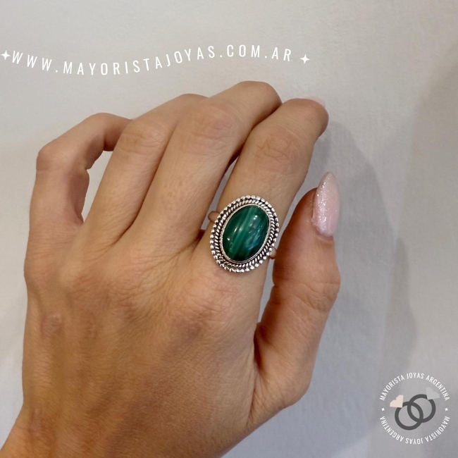 ANILLO PLATA Y PIEDRA (PAP0426)