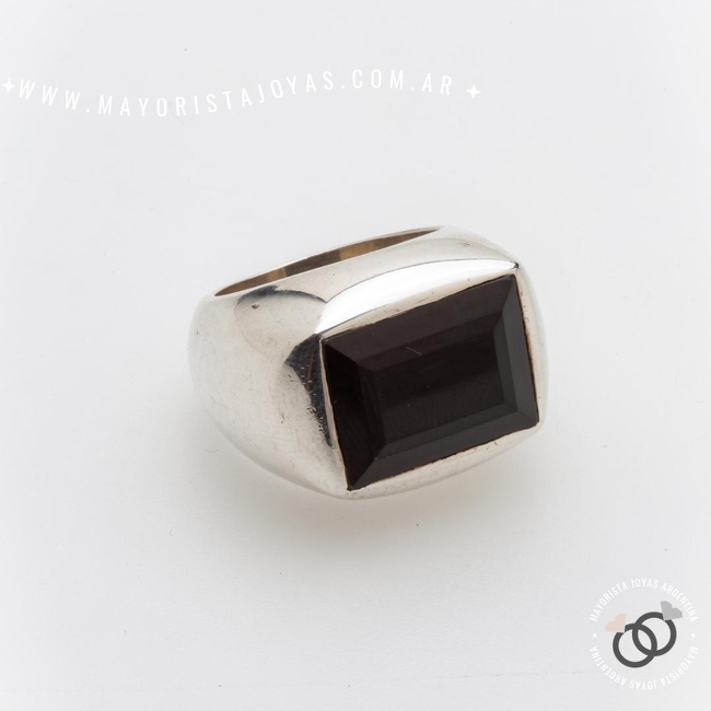 ANILLO PLATA Y PIEDRA (PAP0568)
