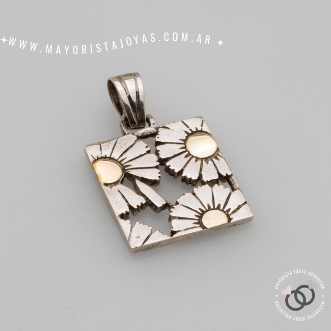 DIJE PLATA Y ORO (POD0188)