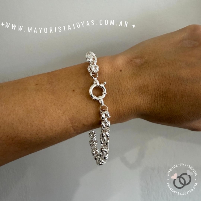 PULSERA PLATA LISA (PBL0309)