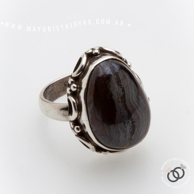 ANILLO PLATA Y PIEDRA (PAP0570)