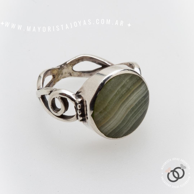 ANILLO PLATA Y PIEDRA (PAP0573)